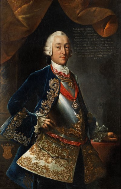 Portrait of Karl Anton von Pölnitz by Unbekannt Unbekannt